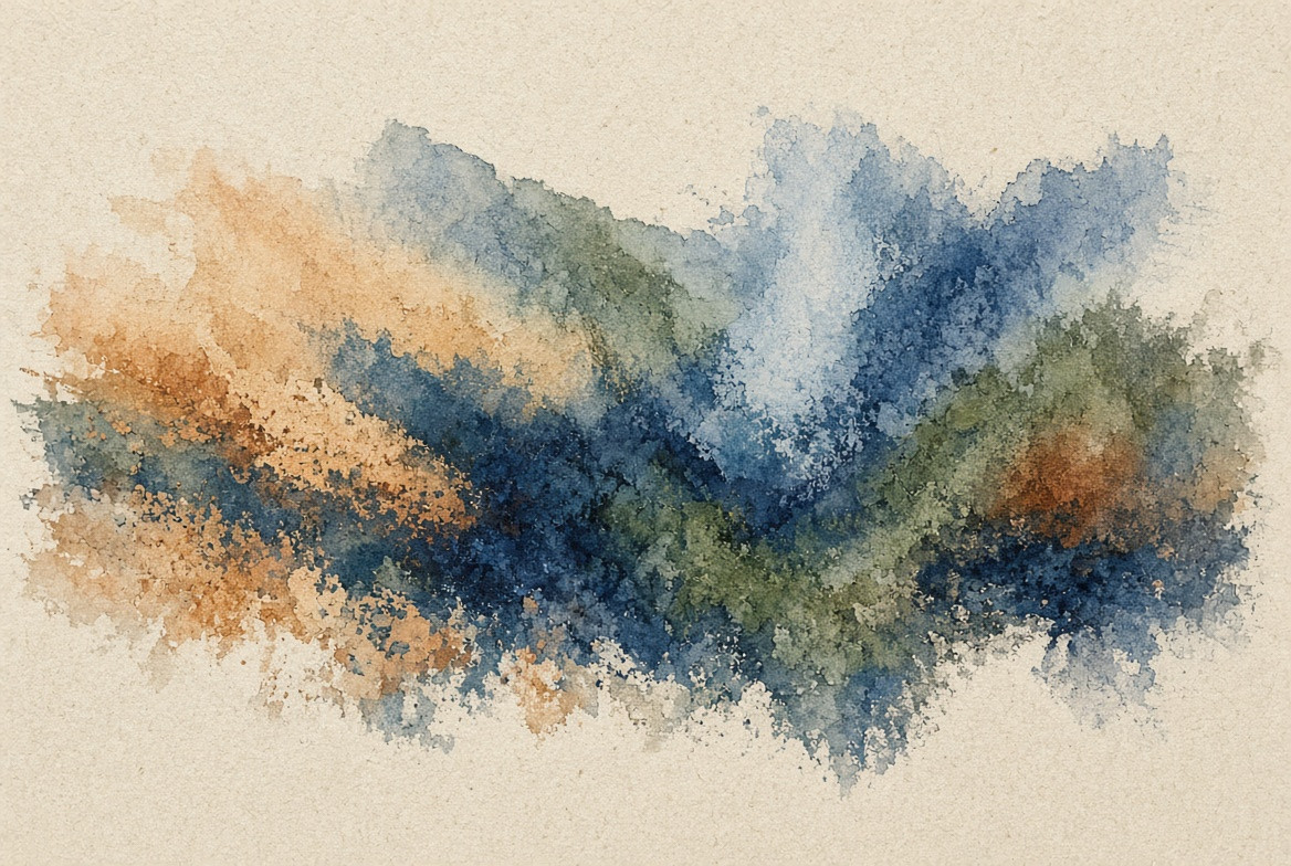 A first hand-pulled tide plate on warm cotton paper