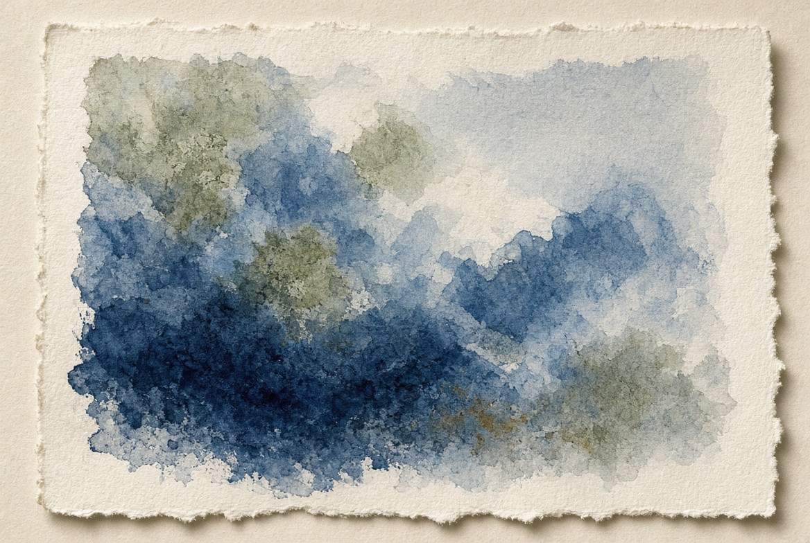 Commercial pigment left off the plate